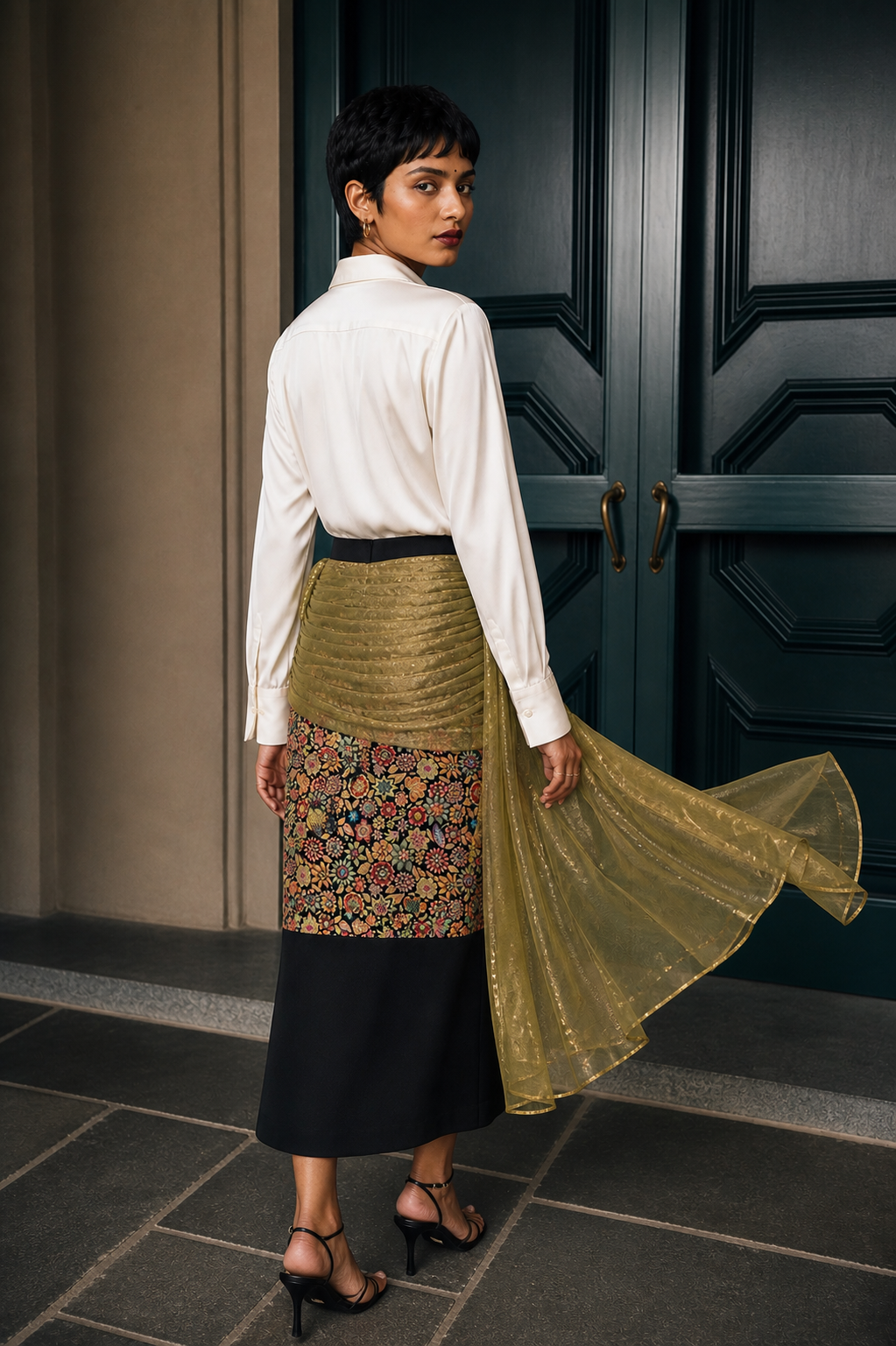Zarina Drape Skirt