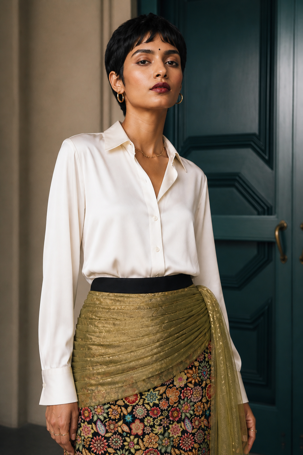 Zarina Drape Skirt