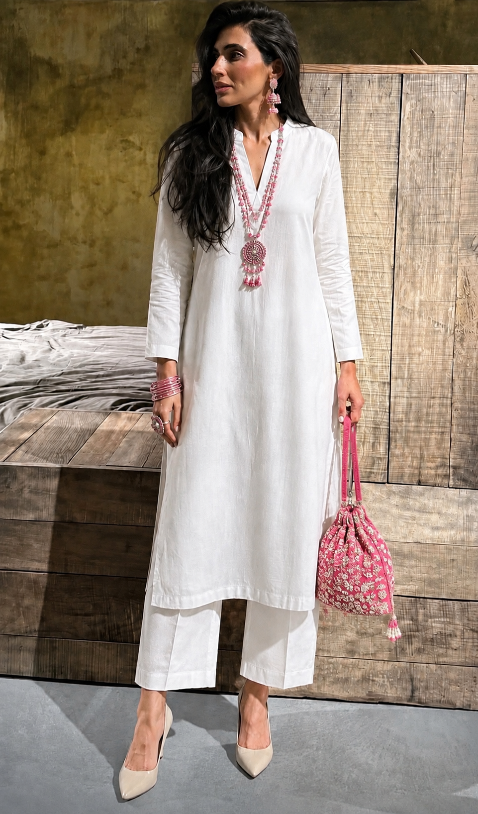 Ivory Kurta Set