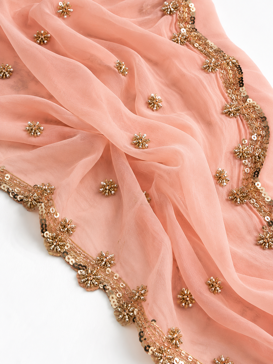 Peach Fizz Anarkali