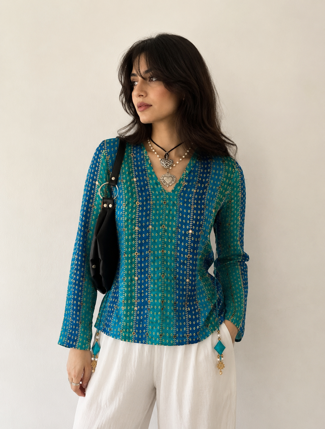 Bandhani Baby Kurti
