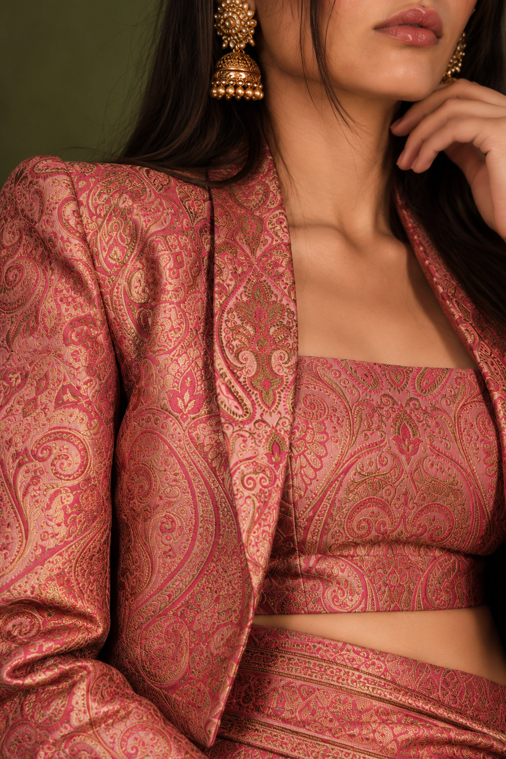 The Gilded Set | Brocade Three-Piece Set