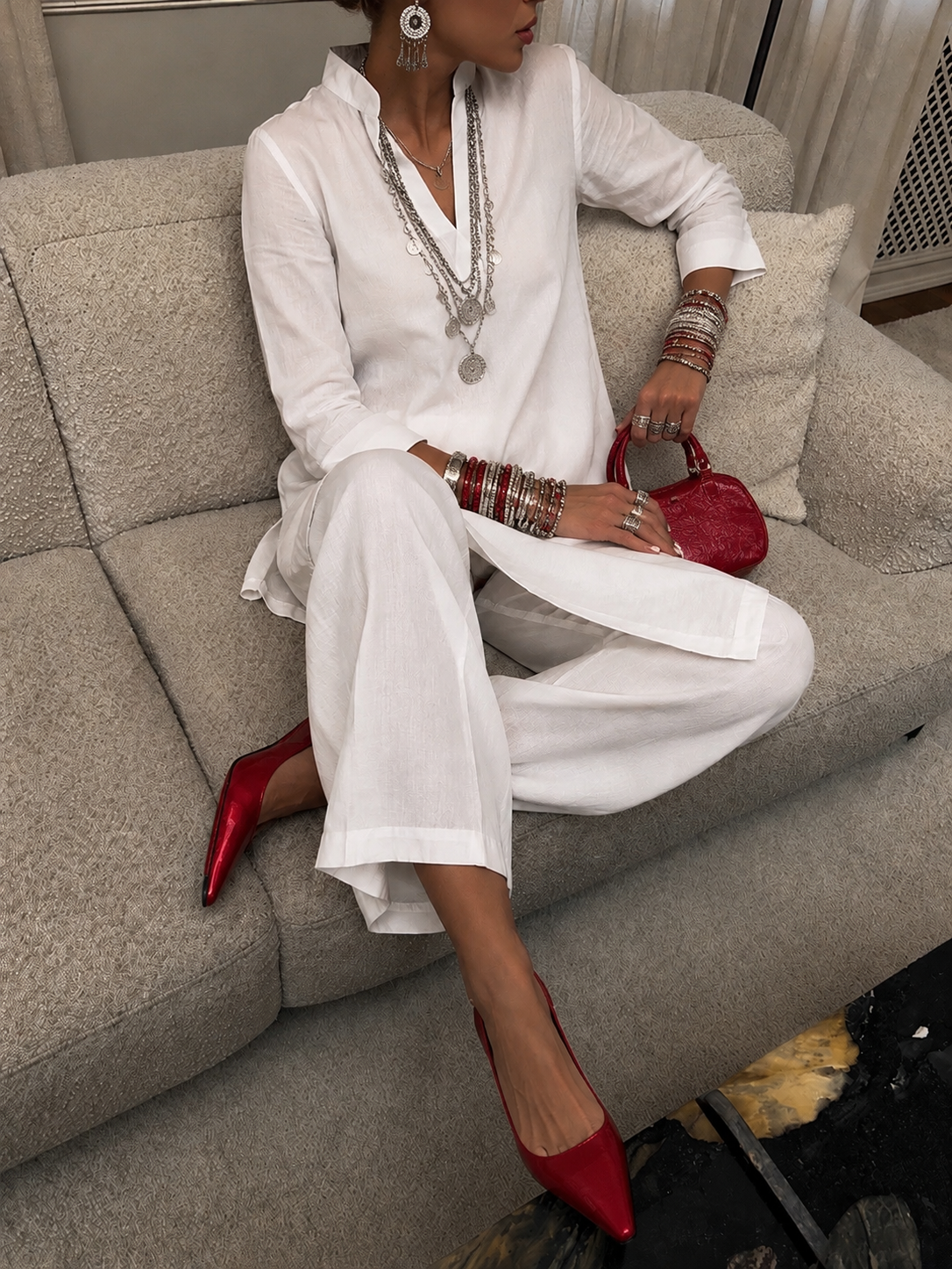 Ivory Kurta Set