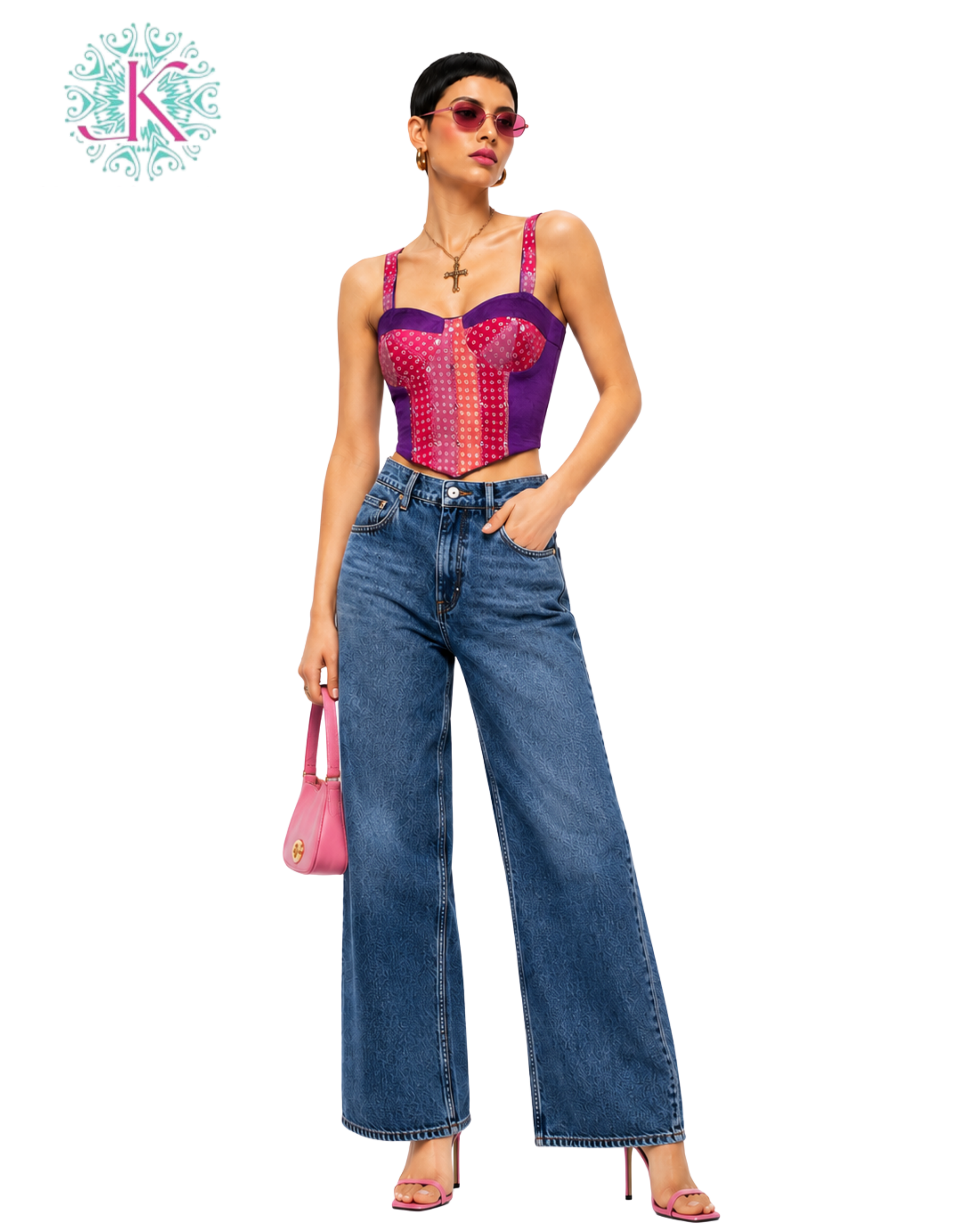 Gulaab Bandhej Corset
