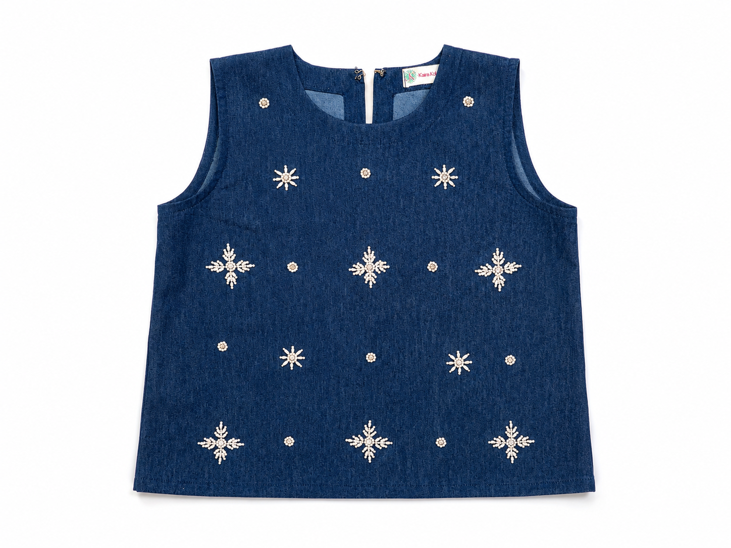 Denim Pearl Set