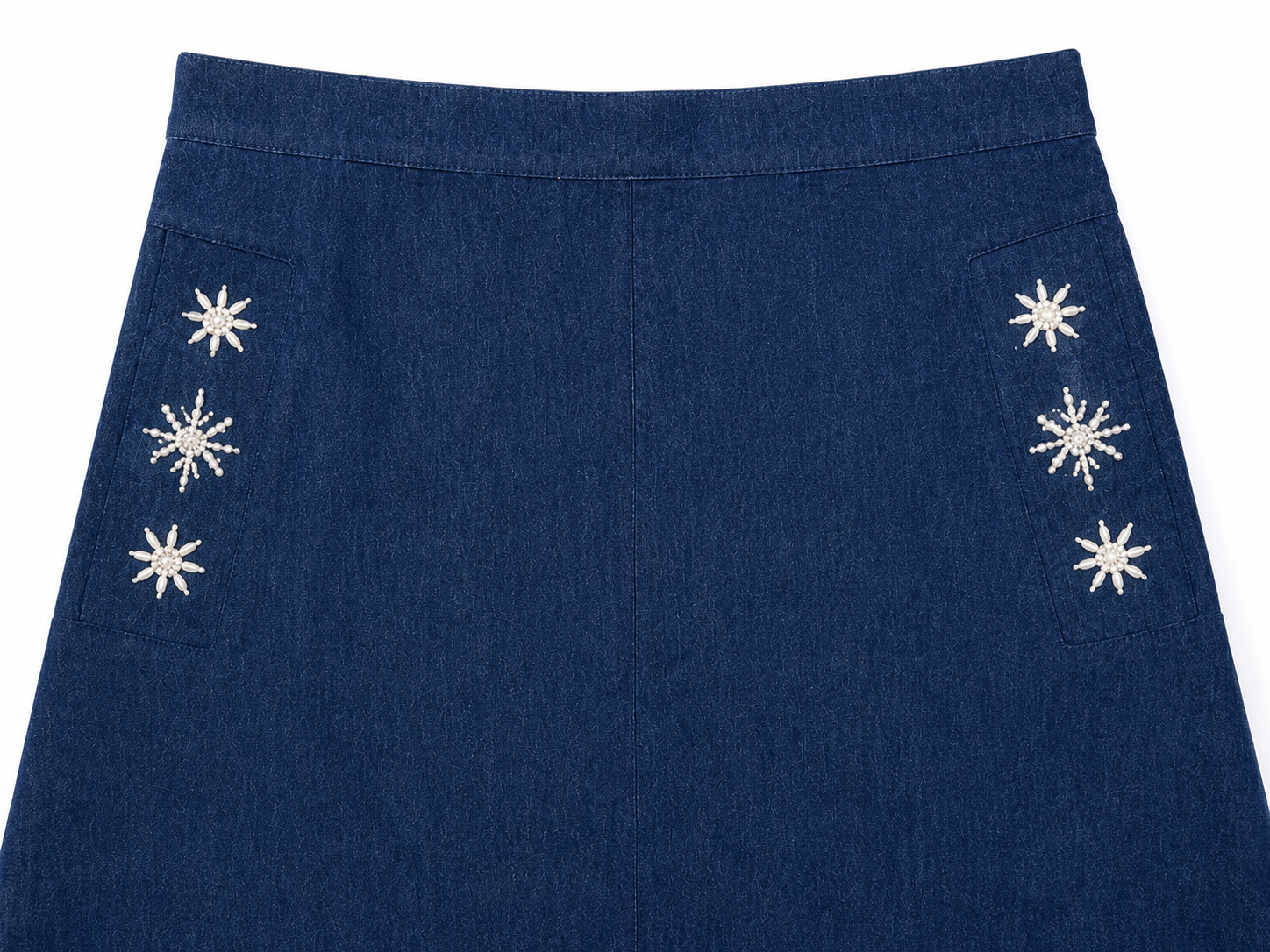 Denim Pearl Set