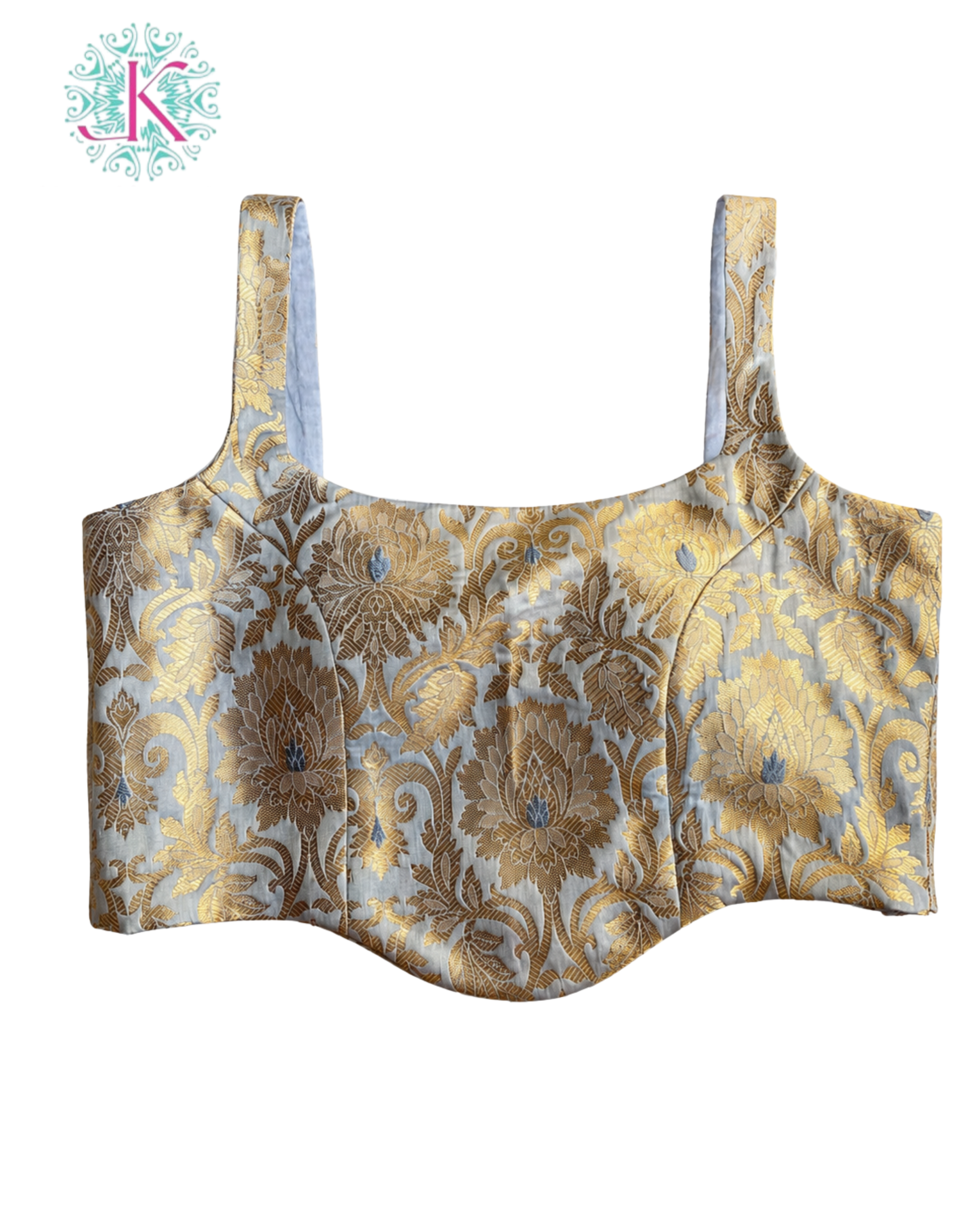 Aurum brocade corset