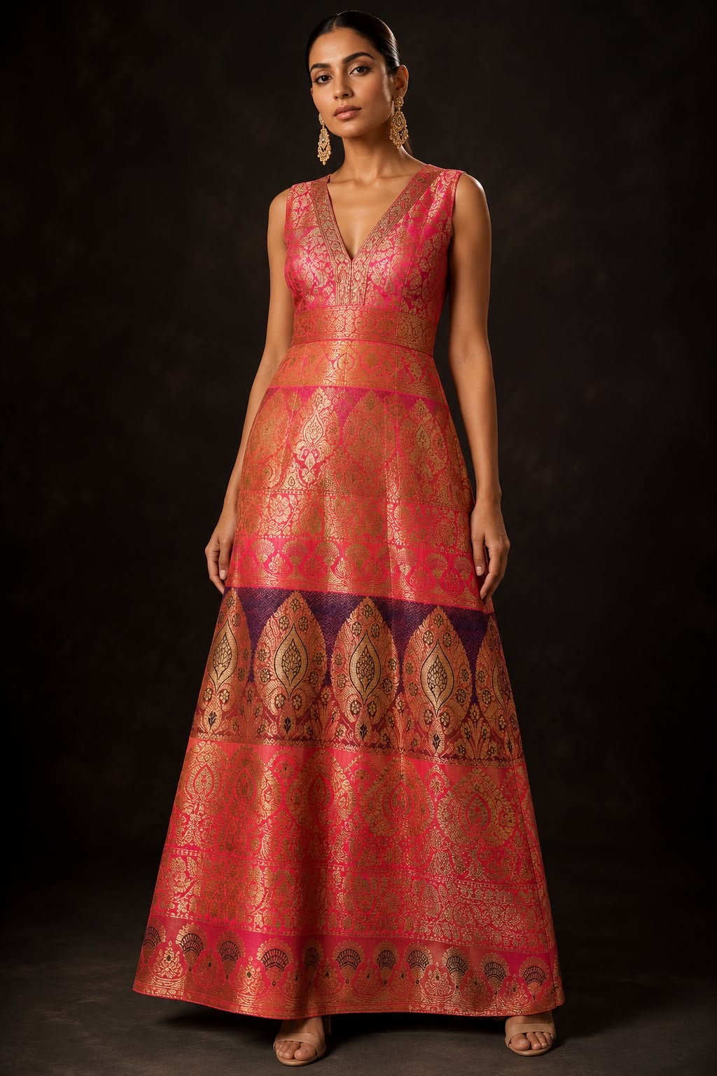 Gulnaar one pc long Dress