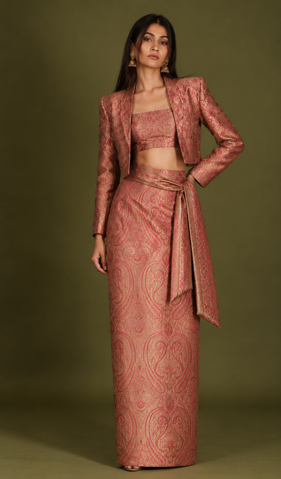 The Gilded Set | Brocade Three-Piece Set