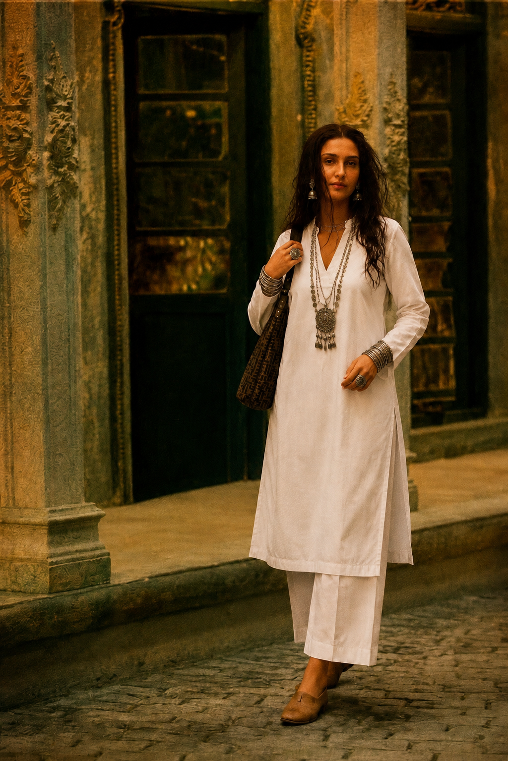 Ivory Kurta Set