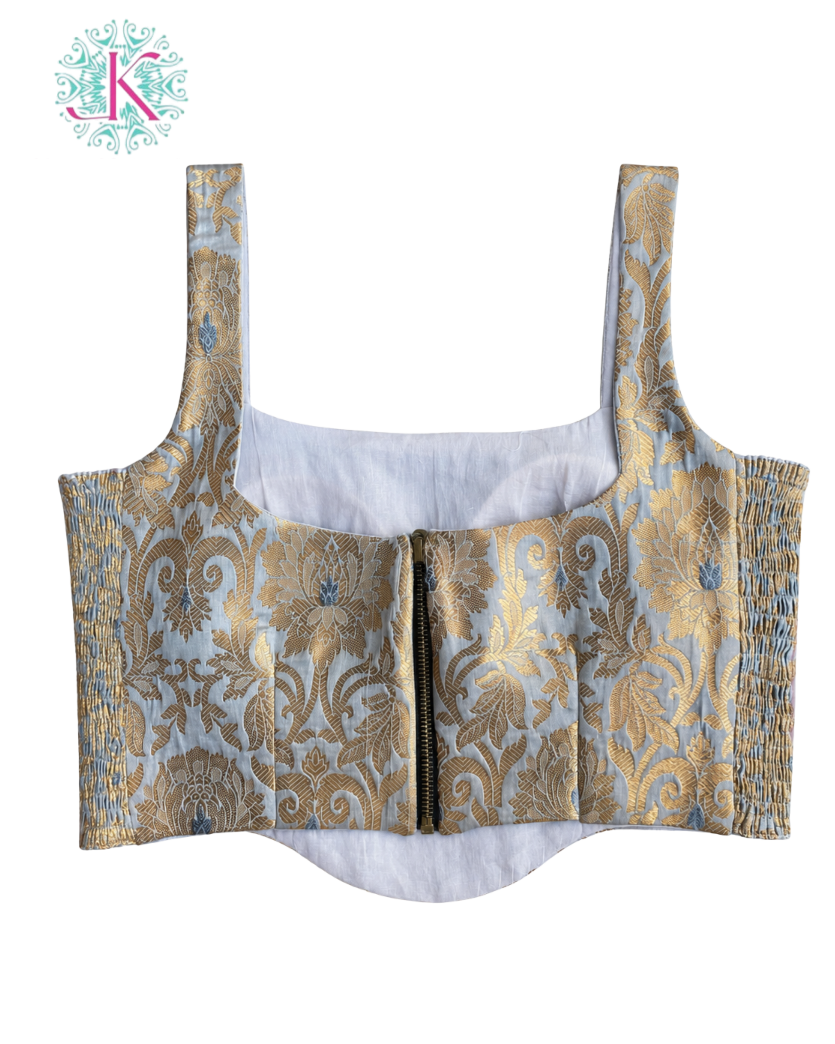 Aurum brocade corset