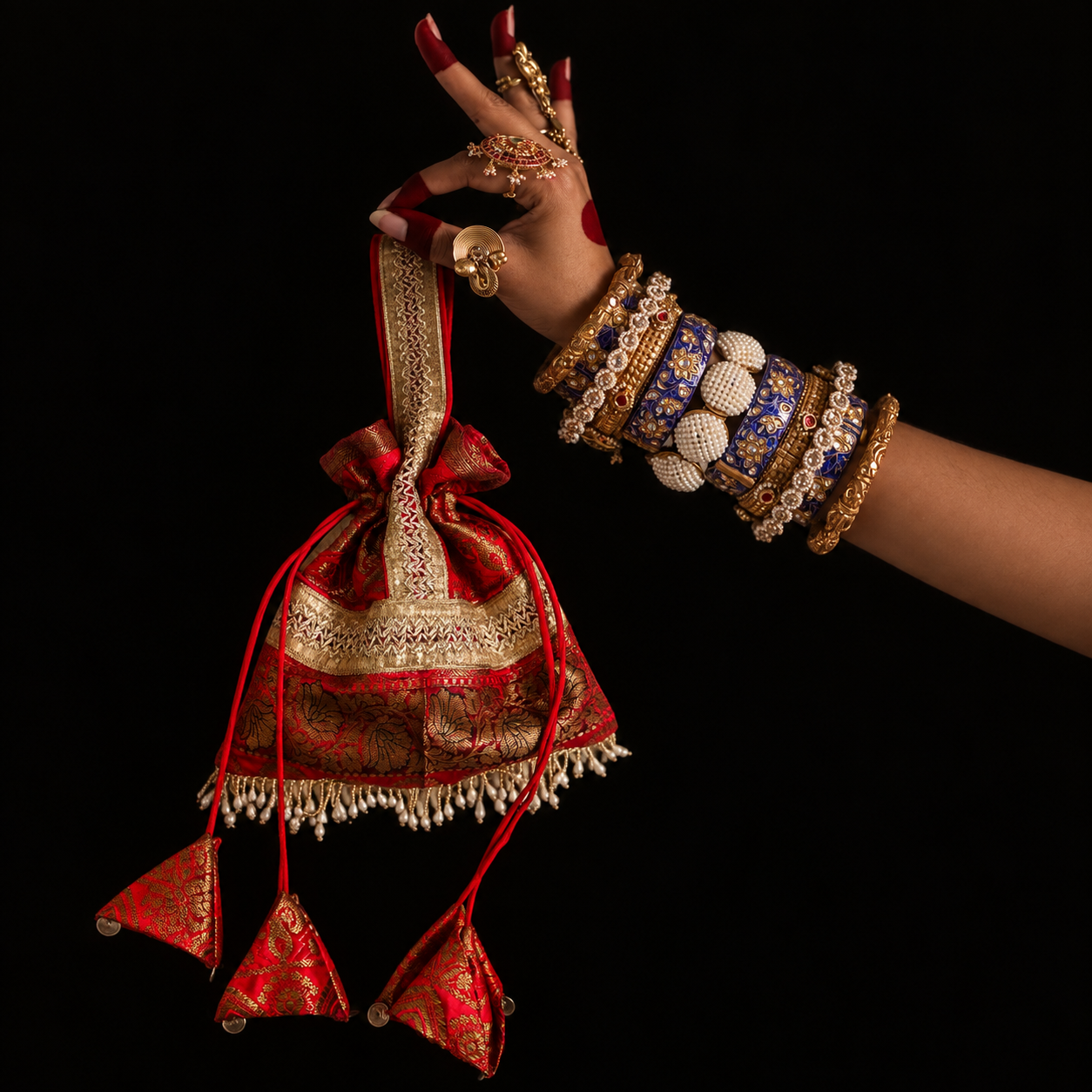 A Brocade Potli