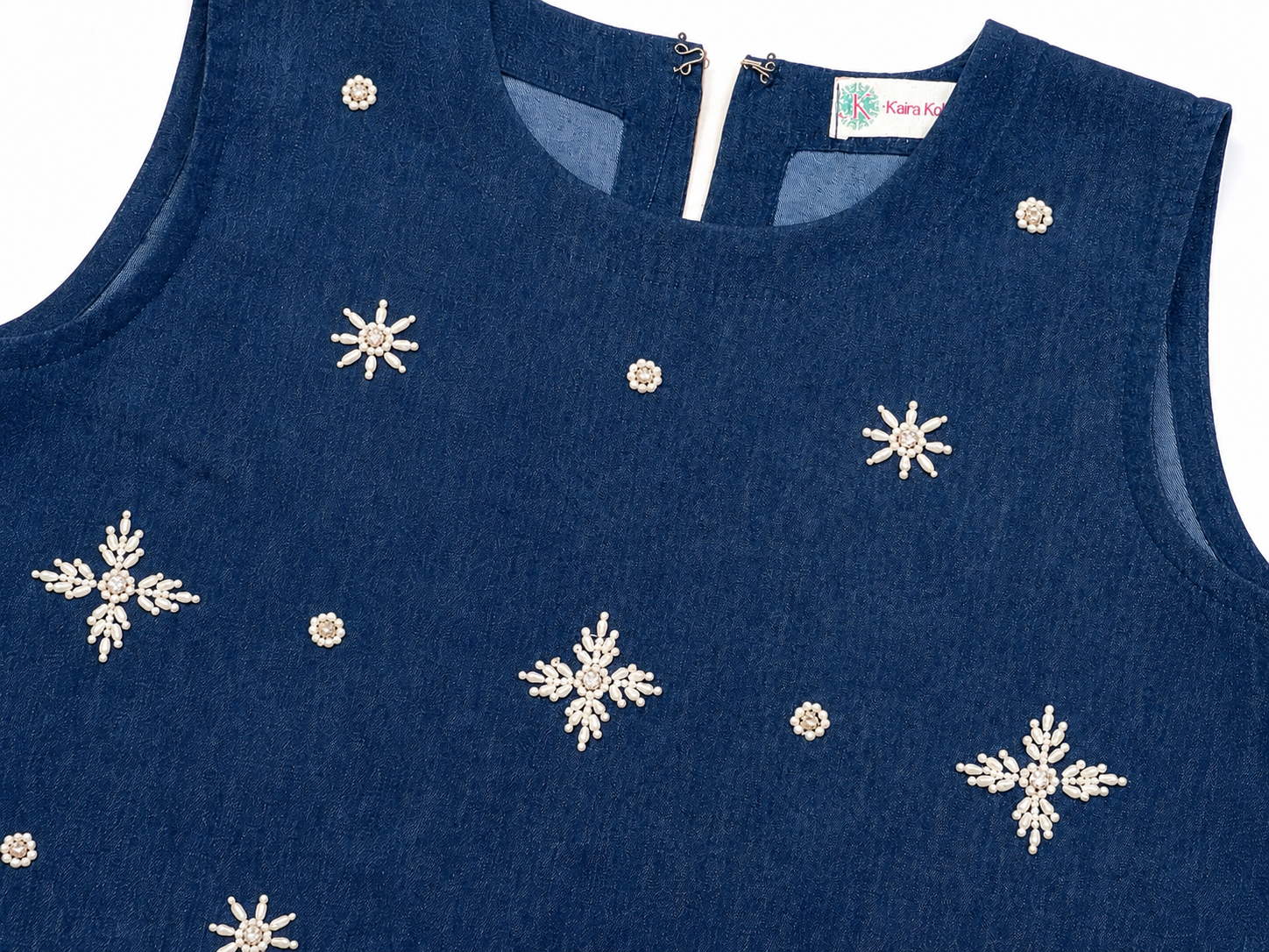 Denim Pearl Set