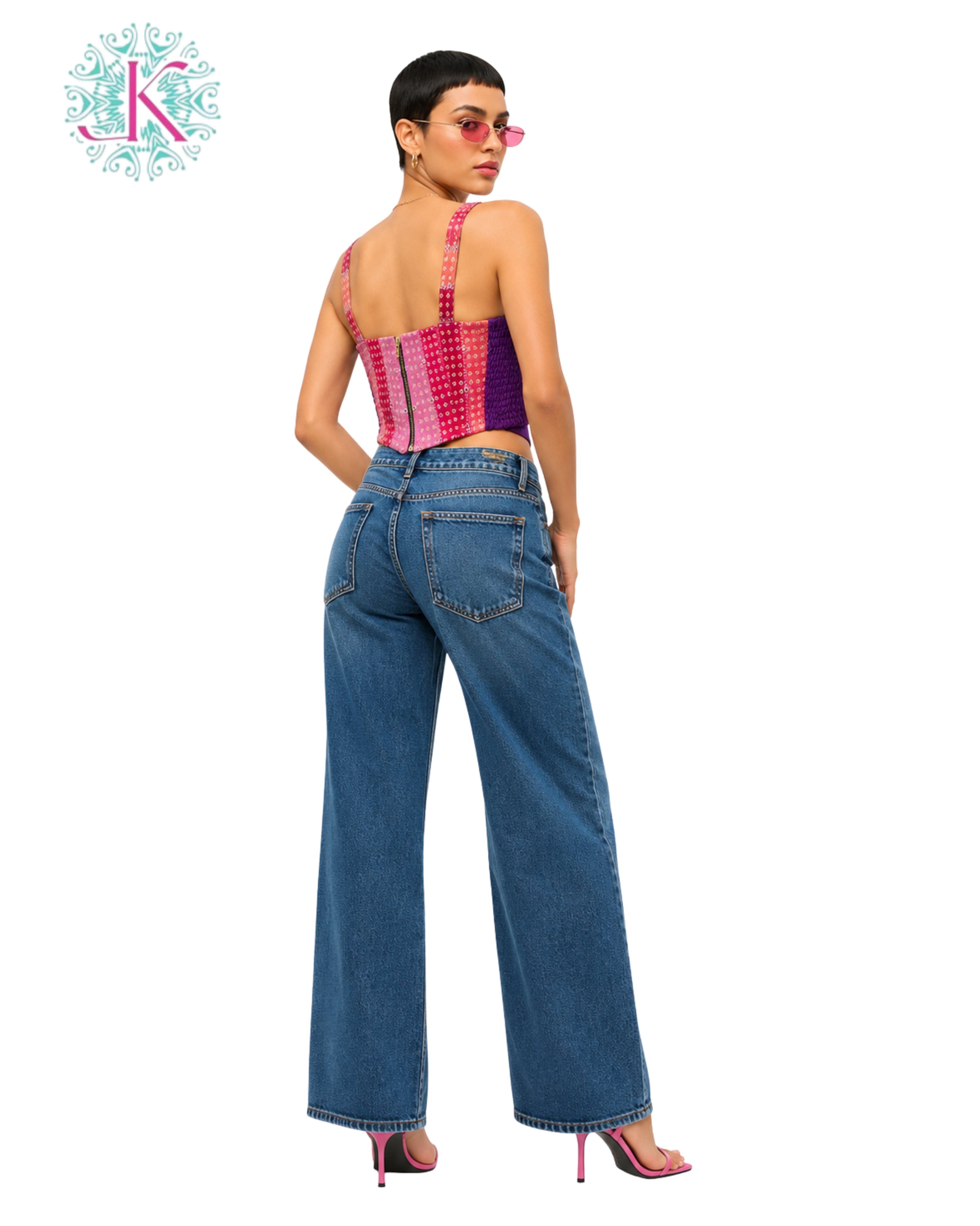 Gulaab Bandhej Corset