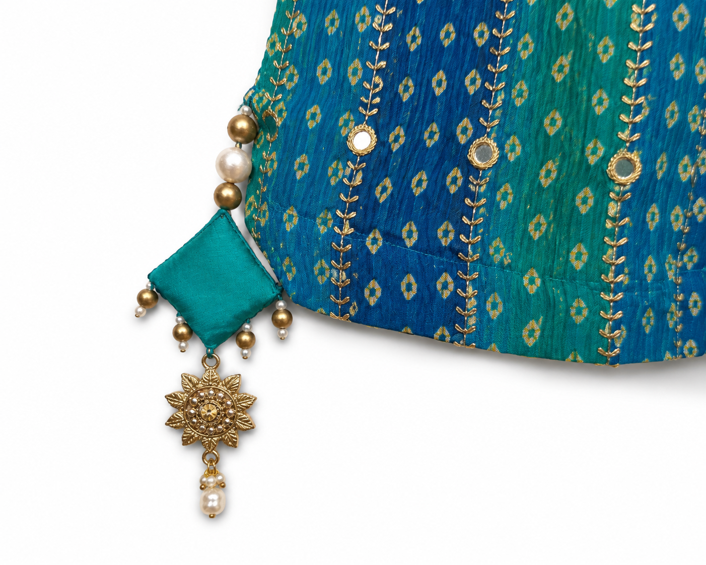 Bandhani Baby Kurti
