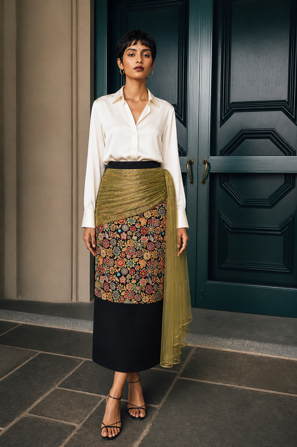Zarina Drape Skirt