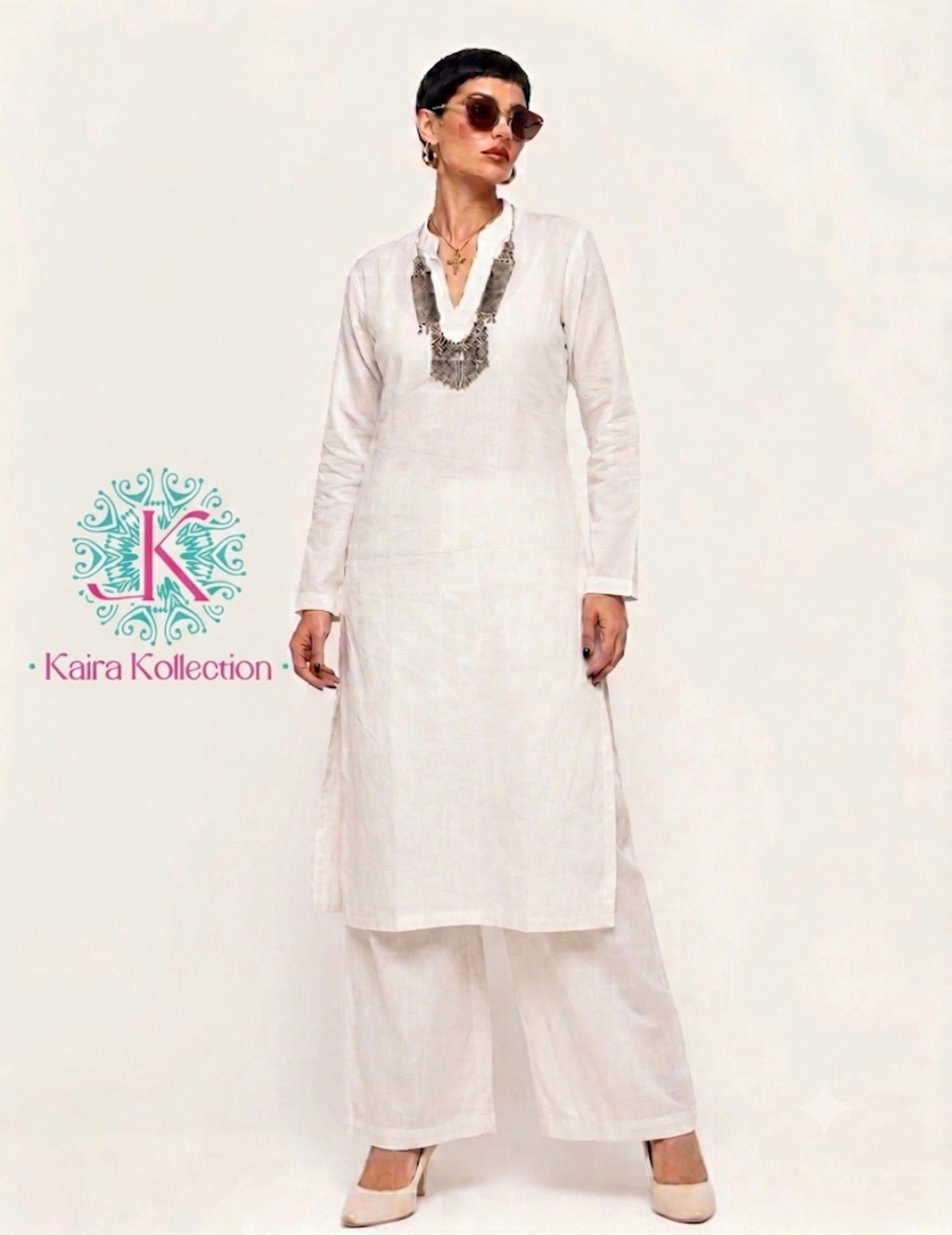 Ivory Kurta Set