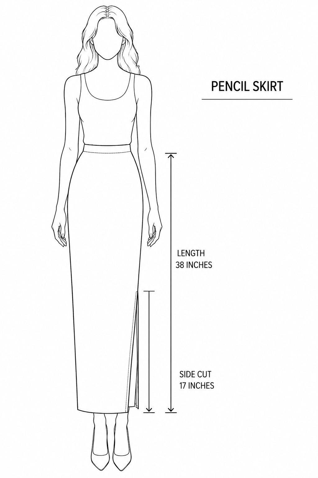 Sunehri Brocade Skirt