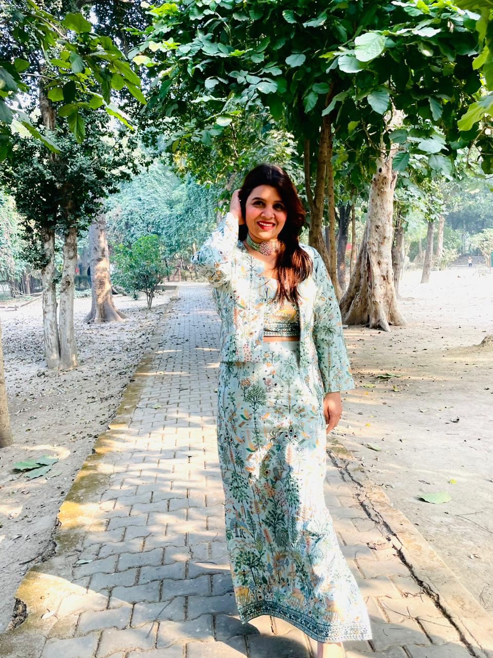 Embroidered 3 Pc Set