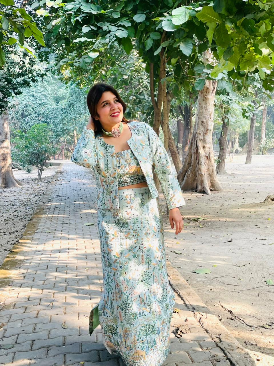 Embroidered 3 Pc Set