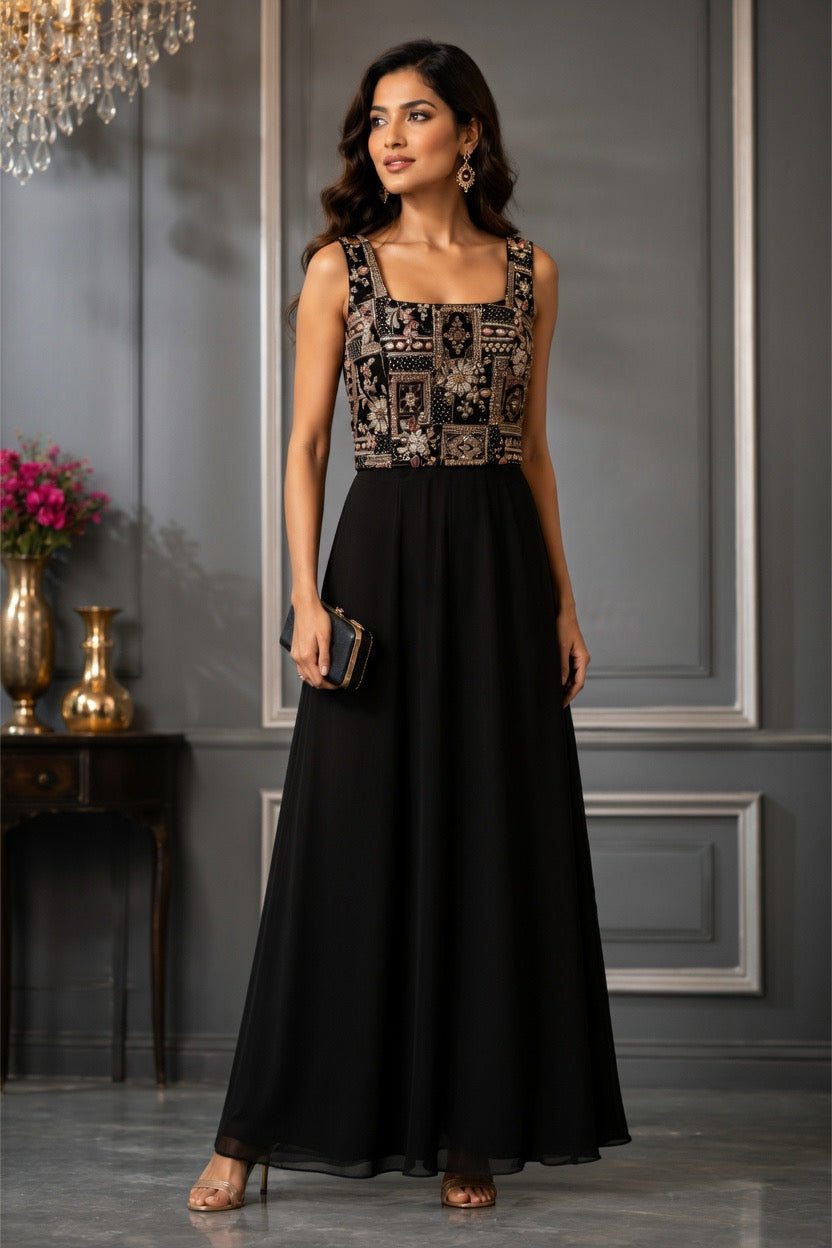Mid Jewel Maxi Dress