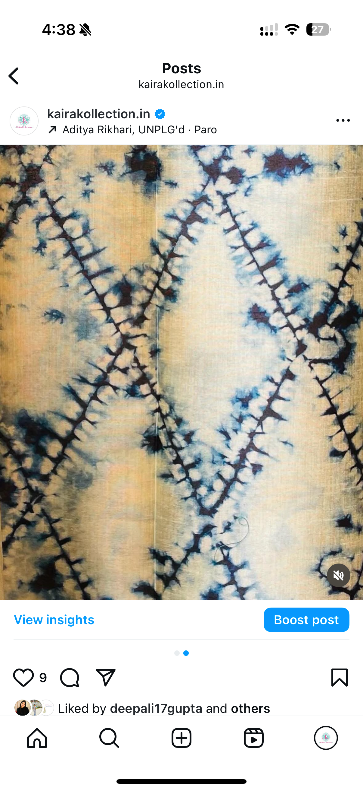 Batik Work Mens Shirt