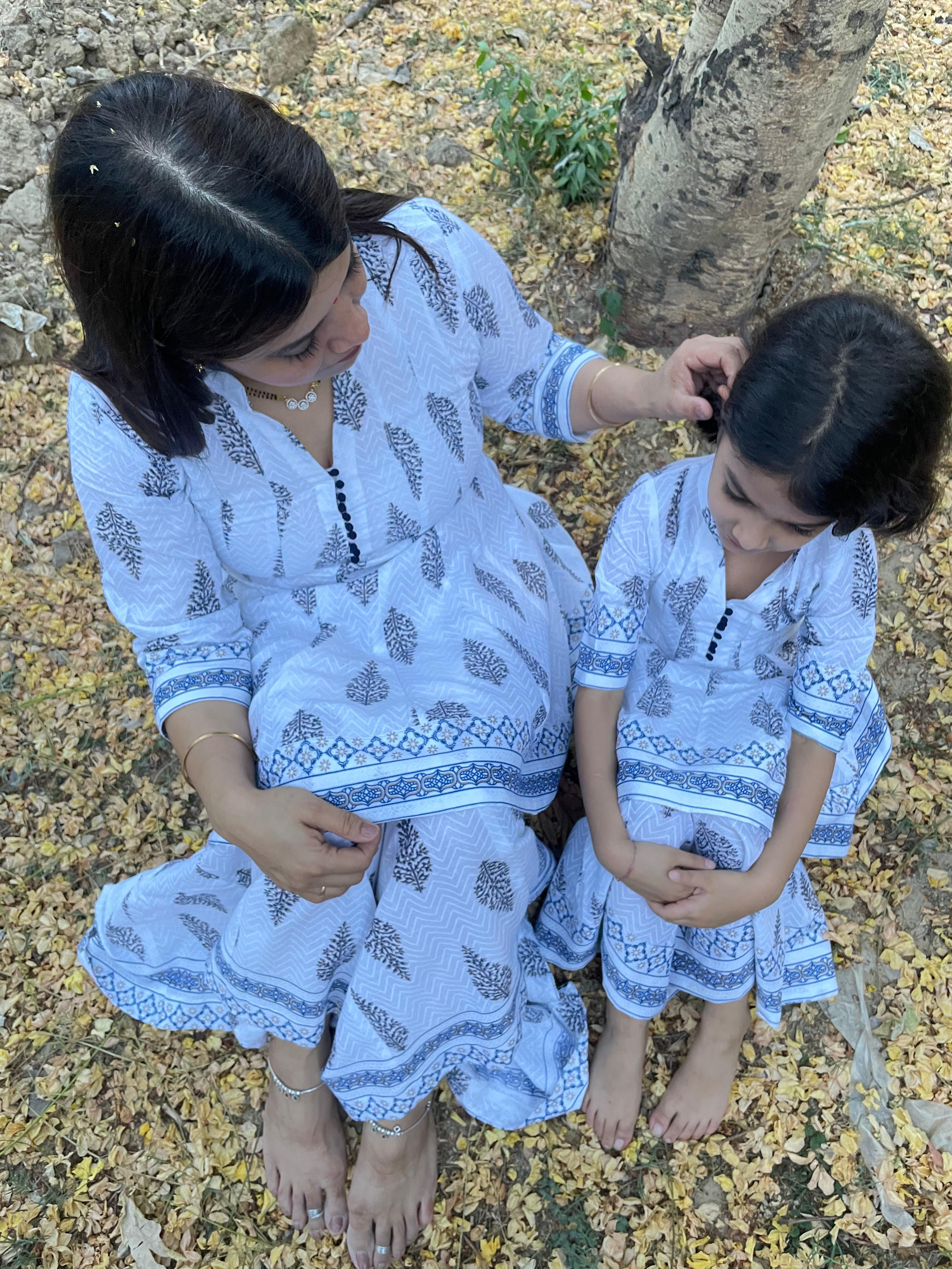 Mother and Daughter Matching Cotton Coord Sets