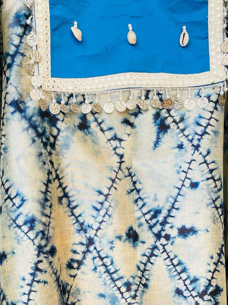 Batik work kaftan